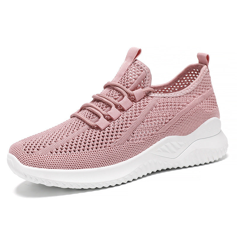 Women's Breathable Sport Sneakers with Three-Dimensional Upper