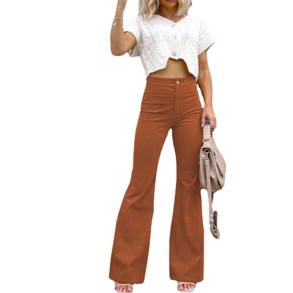 Women's High-Waisted Flared Jeans