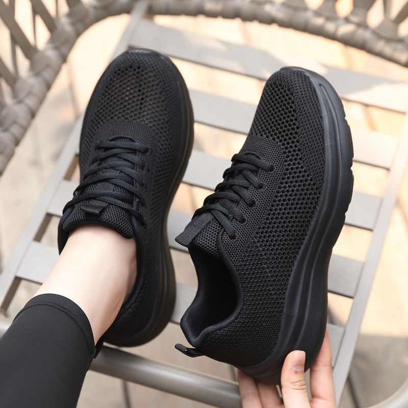 Women's Breathable Sports Sneakers with Cushioning Sole and Flexible Fit