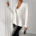 Women's Elegant Textured Blazer