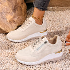 Women's Breathable Sneakers with Fashionable Accents