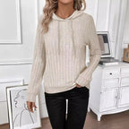 Women's Ribbed Fleece Hoodie
