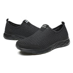 Women's Breathable Slip-On Sneakers with Innovative Surface Structure