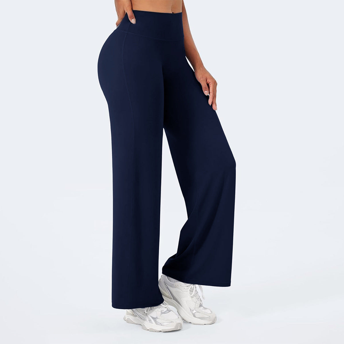 Women's High-Waisted Shaping Lounge Pants with Wide Flares