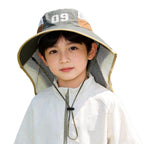 Kids' Sun Hat with Mesh Neck Protection