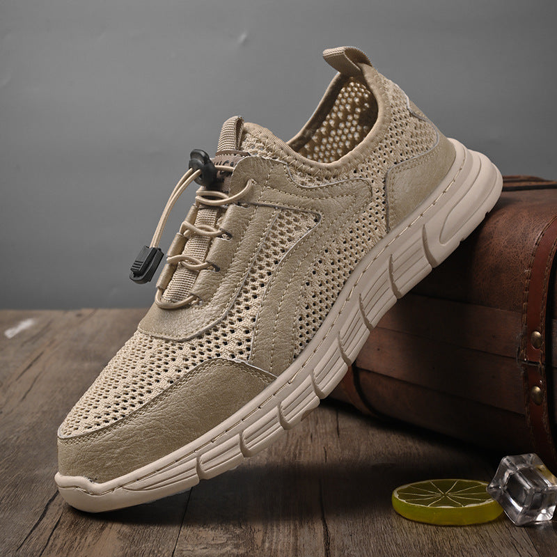 Women's Breathable Sports Sneakers with Elastic Quick-Lace System