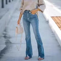 Women's High-Waisted Flared Jeans