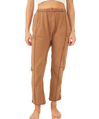 Women's Comfortable Casual Pants with Side Pockets and Elastic Waistband
