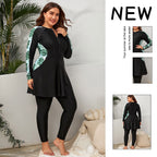 Women's Long-Sleeve Swimsuit with Elegant Tunic Cut