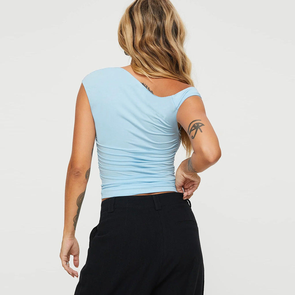 Women's Asymmetrical Off-Shoulder Top