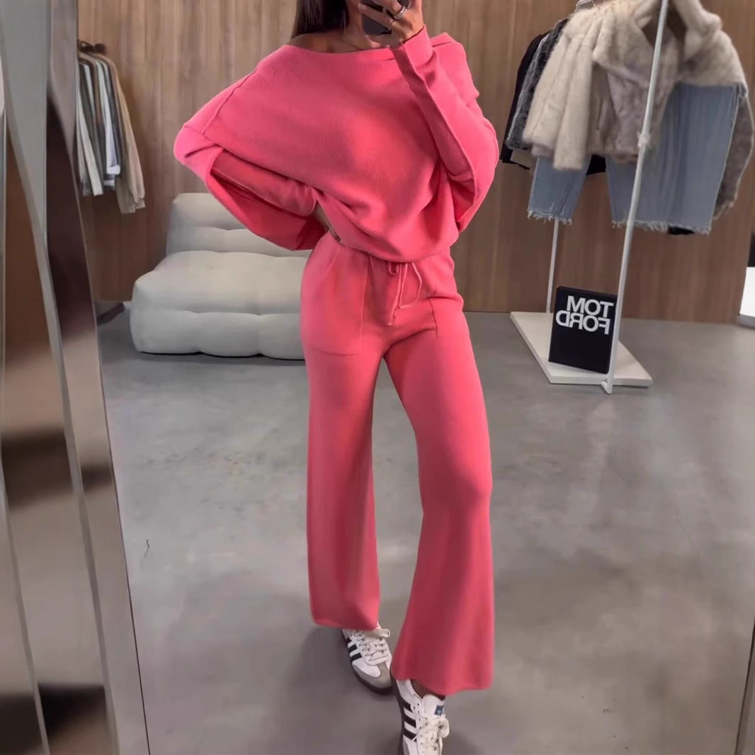 Women's Comfortable and Elegant Loungewear Set with Wide Cut