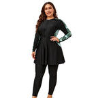 Women's Long-Sleeve Tunic Swimsuit
