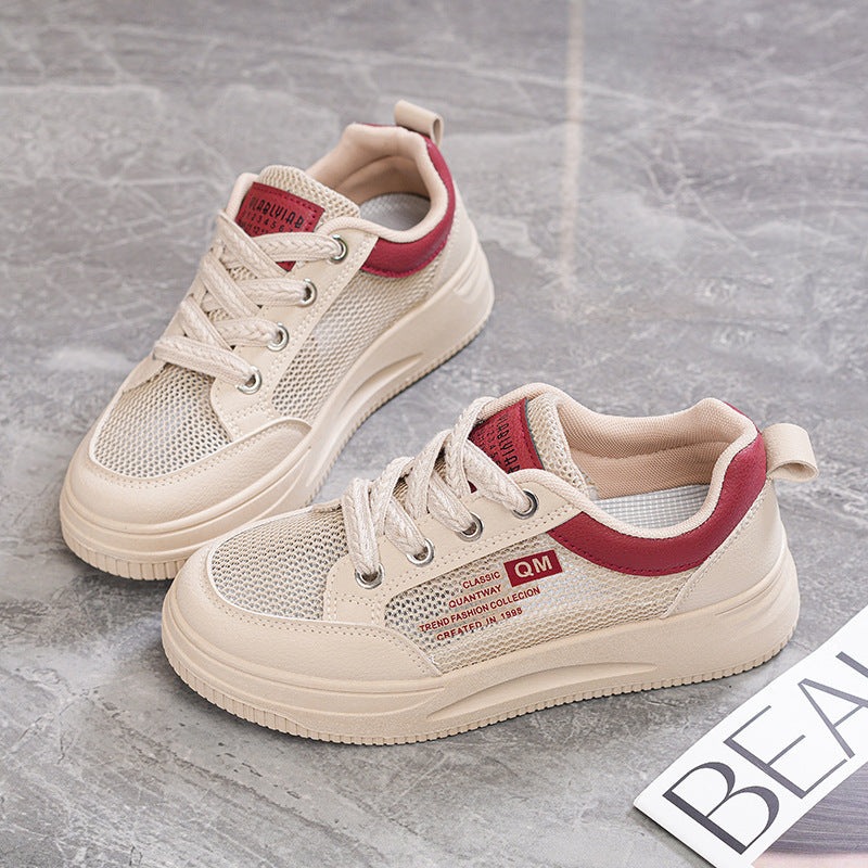 Women's Breathable Casual Sneakers with Mesh Details