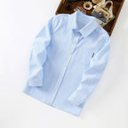 Women's Elegant Striped Long-Sleeve Shirt