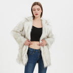 Women's Cool and Casual Faux Fur Jacket