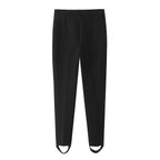 Elegant Cropped Pants with Slit Details