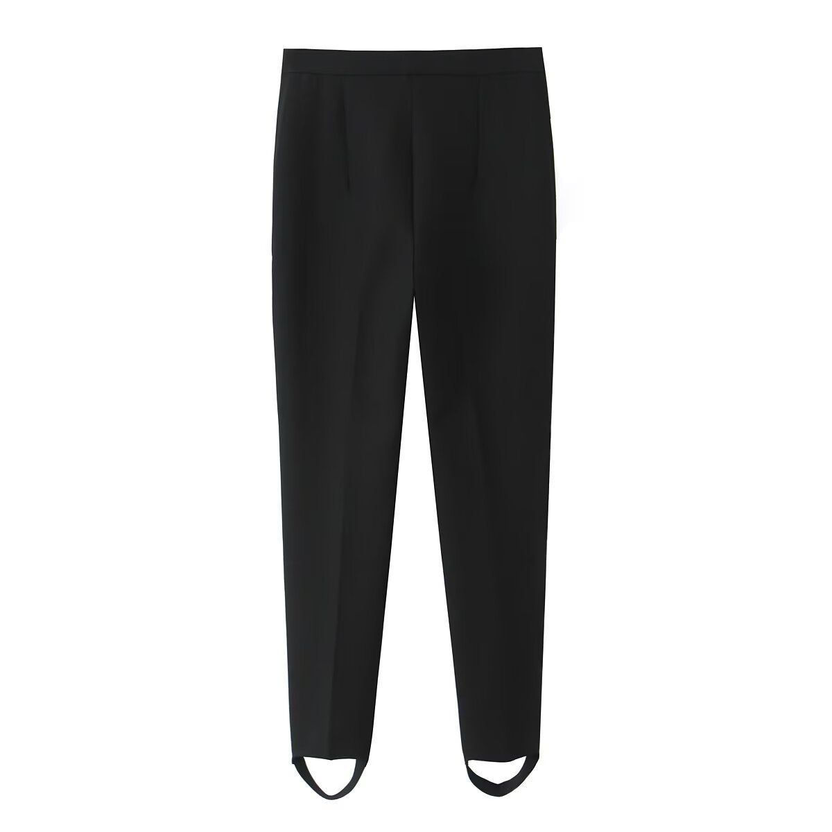 Elegant Cropped Pants with Slit Details