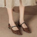 Women's Ballet Flats with Floral Accents