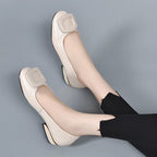 Women's Ballet Flats with Elegant Braided Detail and Comfortable Sole