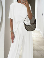 Women's Comfortable Wide-Leg Set