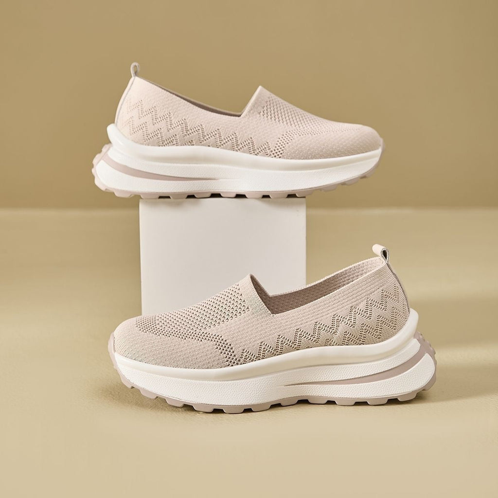Women's Breathable Slip-On Sneakers with Flexible Cushioning System