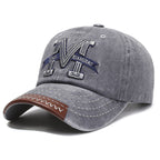 Men's Distressed Patch Baseball Cap