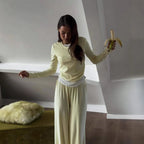 Women's Cozy Leisure Set with Sporty Design