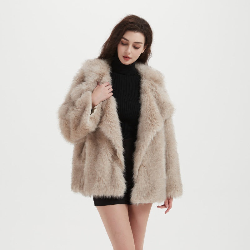 Women's Cozy Faux Fur Coat