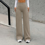 Women's High-Waisted Shaping Lounge Pants with Wide Flares