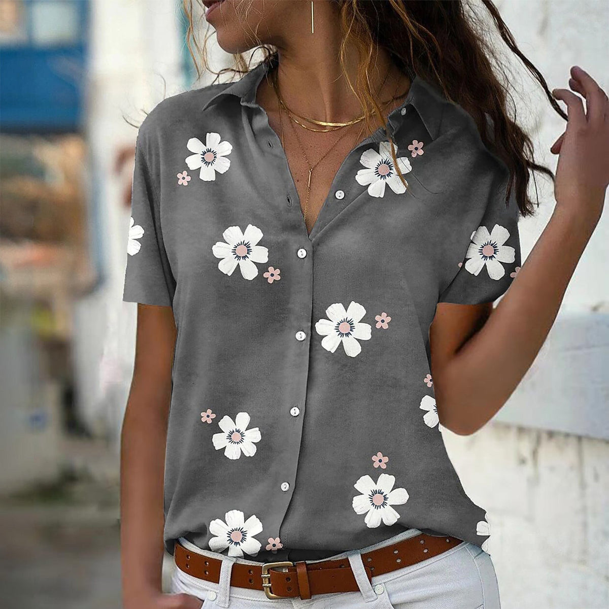 Women's Floral Blouse