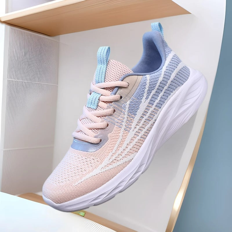 Women's Breathable Running Shoe with Flexible Upper and Cushioned Sole