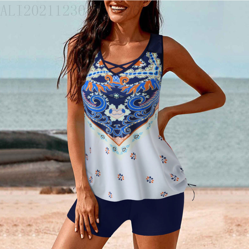 Women's Swim Top with Lace Detail