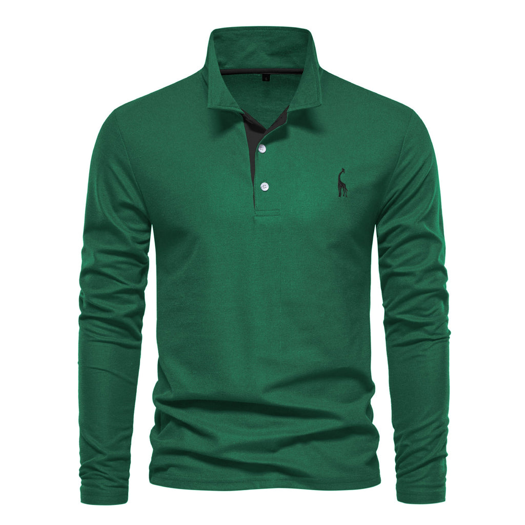 Men's Breathable Cotton Polo Shirt