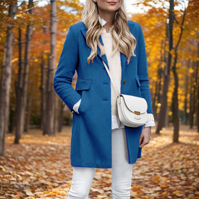 Women's Elegant Wool Coat