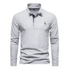 Men's Breathable Cotton Polo Shirt