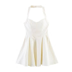 Women's A-Line Halterneck Dress