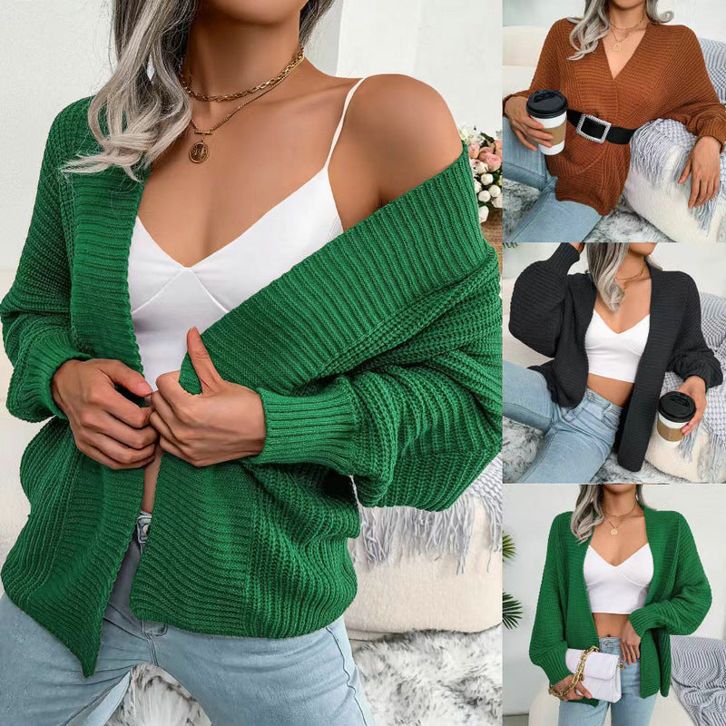 Cozy Knit Cardigan with Oversized Cut