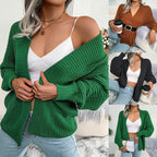 Cozy Knit Cardigan with Oversized Cut
