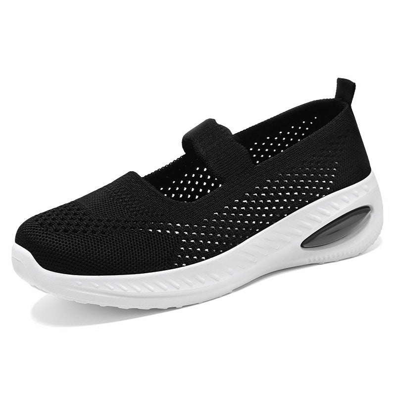 Women's Breathable Casual Sneakers with Elastic Strap