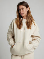 Relaxed Hoodie with Integrated Sleep Mask