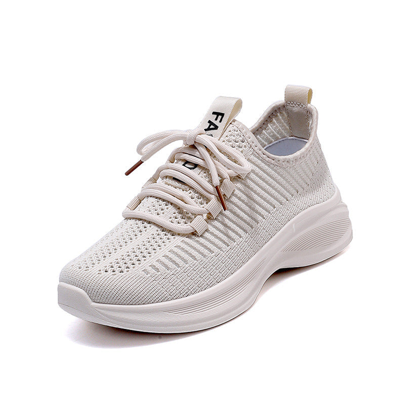 Women's Breathable Casual Sneakers with Flexible Sole