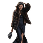 Elegant Faux Fur Short Jacket