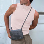 Women's Sleeveless Sport Top with High Collar