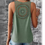 Women's Airy Crochet Shirt with Unique Back Detail