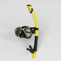 Snorkel mask with ergonomic fit and innovative breathing technology