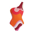 Women's Asymmetrical Graphic Print Swimsuit