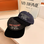 Men's Vintage-Inspired Embroidered Baseball Cap