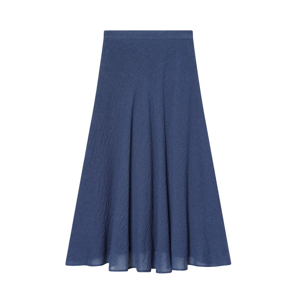 Women's Maxi Skirt with Flowy Cut and Asymmetric Details