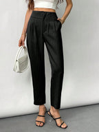Women's Elegant and Fashionable Striped Trousers
