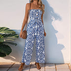 Women's Bandeau Jumpsuit with Pockets